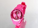 fuchsia Viper Silikonuhr mit Datum little face Ø c