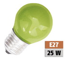 Tropfenlampe PHILOS P45 Speziallampe E27, 230V, 25W, stossfest, grün