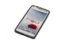 Silicon Case (Flex) für LG P760 Optimus L9 transparent / black