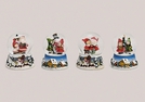 SCHNEEKUGEL WINTERKINDER POLY SORT . 10CM