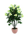 Rosenstrauch cremfarben 86cm, Kunstpflanze