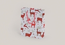 GESCHENKTUETE ELCH ROT PAPIER 18X8X23CM