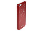 Schutzhülle für Apple IPhone 5 , 5S ''Star-Case'' ® Stone Bling Heart Red