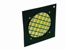 Dichro-Filter gelb Rahmen schwarz PAR-56