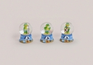 GLIMMERKUGEL FROSCH POLY 3-F.S.6CMHX4CM}
