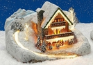 DEKO-HAUS M.BELEUCHTUNG POLY 26X15X19CM