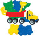 Sand Set LKW Favorit + Förmchen / 9 Teile