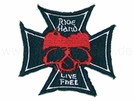 P-025 Aufnäher Patch Ride Hard