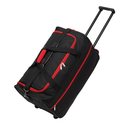 Trolleytasche "Hansa" 600D,schwarz/rot, ca. 55 x 30 x 30 cm