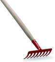 Rechen Metall 77cm für Kinder 5 Stück