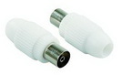 Koaxialset aus PVC, Inhalt 2 Stück 1x Stecker