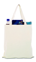 Baumwolltasche m. kurzen Henkeln, Farbe: Khaki, Groesse: 42 x 38 x 0,1 cm