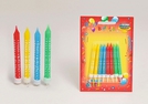 KERZEN-SET 8TLG. HAPPY BIRTHDAY 8CM