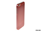 Schutzhülle für Apple IPhone 5 , 5S ''Star-Case'' ® Transparent Red