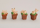 SCHWEINE A.KAMIN POLY 4-FACH SORT. 7X3CM