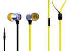 Bluestar® ''Jupiter'' In Ear Stereo Headset mit Mikrofon Black - Yellow