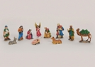 KRIPPENFIGUREN-SET POLY 11-TLG.5-9CM