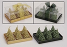 TEELICHT-SET 6TLG.TANNE SORT.4X6CM