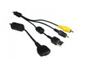 Kabel USB / AV für Sony Cybershot