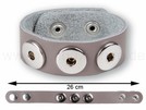 Chunks Beads Clicksystem Armbänder beige 24 cm