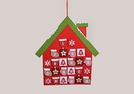 ADVENTSKALENDER HAUS FILZ/TEXTIL 66X74CM