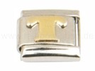 Italian Charm Glieder Armband Buchstaben "T"