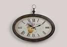 WANDUHR LAVENDEL METALL 33X50CM
