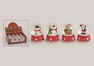 SCHNEEKUGEL WEIHNACHT 4SORT.6CMHX4CM}