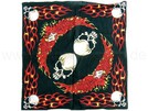 BA-023 Bandana Tuch Totenkopf Flammen