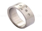 Edelstahlringe Edelstahlring Ringe m. Stein