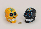 SPARDOSE TOTENKOPF POLY 2-F.S.12X17X15CM