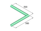 DECOLOCK DQ1-C21 2-Weg-Ecke 90°