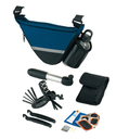 Fahrradtasche mit Werkzeug + Alutrinkfla, 30 x 16 x 9,5 cm