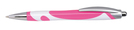 Kugelschreiber Modern, pink, 14,3 cm