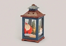 LATERNE WEIHNACHTEN HOLZ/GLAS/MET.18X18X36CM