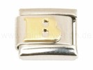 Italian Charm Glieder Armband Buchstaben "B"