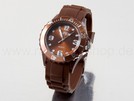 Silikonuhr braun Viper Silikonuhr small face Ø ca