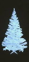 Tanne, UV-glitzerweiß, 240cm, Kunstpflanze
