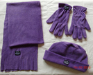 Mütze Schal Handschuh Damenset - RP