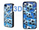 Design Cover Schale IPhone 4 3d Optik "Fußball"