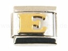 Italian Charm Glieder Armband Buchstaben "E"