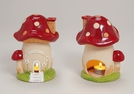 WINDLICHT PILZ KERAMIK 18X12CM