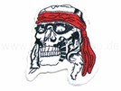 P-030 Aufnäher Patch Skull mit Tuch