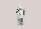 NIKOLAUS TEX/KUNSTST.WEISS/GRAU 46CM