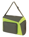 Schultertasche"Evolution"600D,gruen/h.grue, ca. 41 x 30 x 10 cm