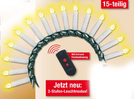 kabelloser Kerzenzauber Deluxe - 15 Kerzen