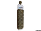 Star-Case® di base ''rettangolo'' universal size ''ML'' echt Leder Mocca