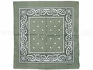 BA-067 Bandana Kopftuch paisley grau