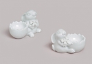 EIERBECHER HASE WEISS PORZ. SORT.8X5X6CM