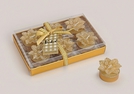 TEELICHT-SET WEIHNACHTSTERN 6-TLG.4CM GOLD